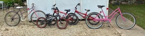 lot 356 image: Lot of 5 Bikes Kids & Adults
