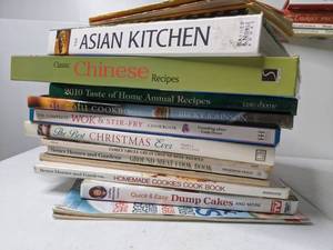 lot 145 image: Great Lot of Cookbooks Campbells, Wok & Stir-Fry, & More