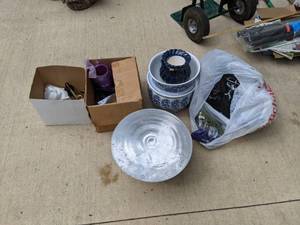 lot 211 image: Mixed lot of Vases, Ceramic Planters, Decorations, & More