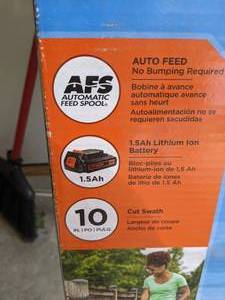 lot 291 image: Black & Decker Cordless String TrimmerEdger