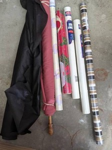lot 39 image: Wrapping Paper & Fabric Lot