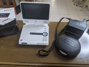 lot 236 image: Portable DVD Player, Vintage Polaroid Camera