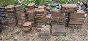 lot 200 image: Large Lot of Various Concrete Blocks