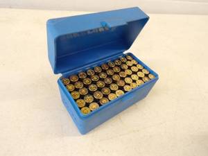 lot 117 image: 50 Polish Brass 30-30.  Ammunition Cases