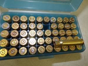 lot 119 image: 50 Polish Brass 308.  Ammunition Cases
