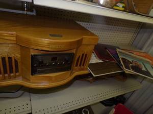 lot 125 image: Record, CD and Cassette Player and Records