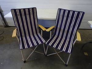 lot 163 image: Pair of Folding Chairs