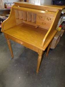 lot 169 image: Roll top Desk