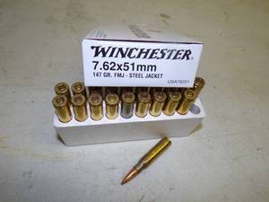 lot 14 image: 20 - 7.62 x 51mm Ammunition
