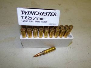 lot 17 image: 20 - 7.62 x 51mm Ammunition