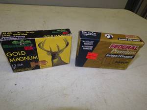lot 37 image: 10 - 12 GA Rifled slugs 3