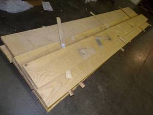 lot 3 image: 13 - Fresh Cut Ash Planks 8 Long 1-12 x See Pics