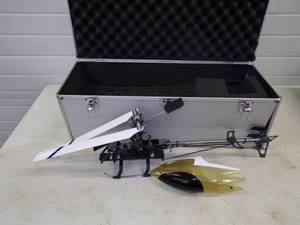 lot 83 image: Model Helicopter with Case