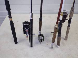 lot 87 image: 6 Rods and  4 Reels
