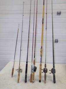 lot 88 image: 8 Rods and  4 Reels