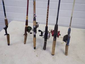 lot 89 image: 6 Rods and  5 Reels