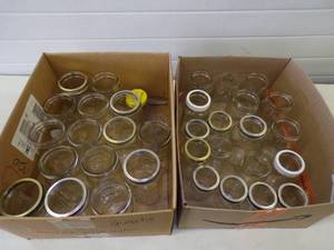 lot 137 image: 33 Canning Jars
