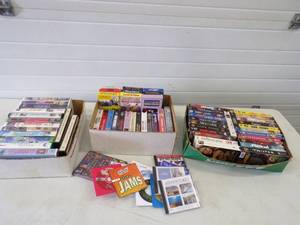 lot 140 image: VHS and DVD Movies