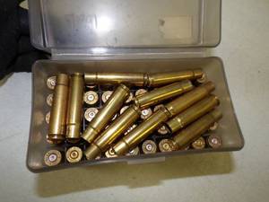 lot 109 image: 50 Polish Brass 35 Rem.  Ammunition Cases