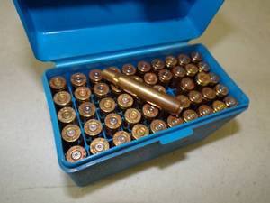 lot 112 image: 50 Polish Brass 30-06.  Ammunition Cases