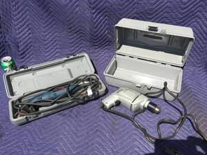 lot 22 image: Ryobi Detail Sander - Skil Electric Drill