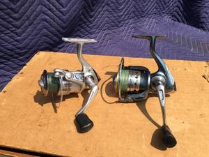 lot 43 image: AbuGarcia Cardinal & Pflueger Spinning Reels