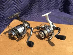 lot 46 image: 2 Quantum Spinning Reels
