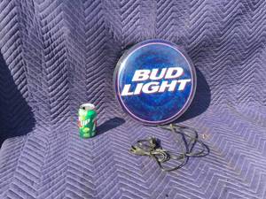 lot 79 image: BudLight Electric Motion Beer Light