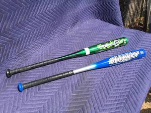 lot 90 image: 2 Aluminum Youth Baseball Bats