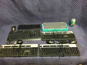 lot 105 image: Group Computer Keyboards - Mice