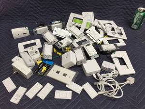 lot 114 image: Group Lutron Wireless Switches - Remotes - Faceplates - Ect.