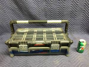 lot 122 image: Husky Portable Organizer - Screws - Nails - Fasteners