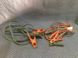 lot 132 image: 2 Heavier Duty Jumper Cable Sets