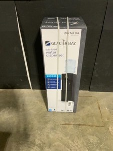 Glacier Bay Matte Black Top Load Water Dispenser. See Pictures