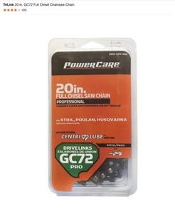 Powercare & Oregon Single and Double Packs of Chainsaw Chains. Various Sizes & Conditions. See Pictures