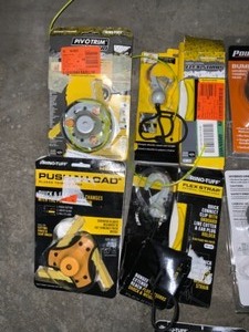 Rhino Tuff, Ryobi, Powercare & More Trimmer Heads & Heavy Duty Trimmer Lines. Various Conditions. See Pictures