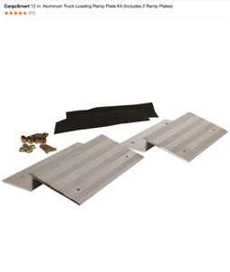 CargoSmart 12 in. Aluminum Truck Loading Ramp Plate Kit (Includes 2 Ramp Plates) See Pictures