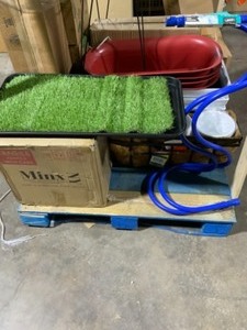 Pallet Of Indoor And Outdoor Planters, Artificial Plants, And Gardening Accessories See Pictures To Better See Everything On This Pallet