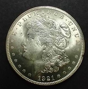 lot 20 image: 1921 Morgan Dollar