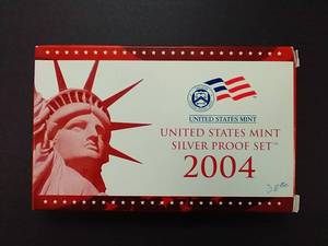 lot 24 image: 2004 U.S. Silver Proof Set