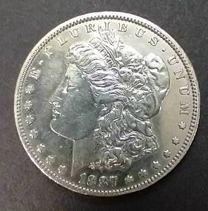 lot 66 image: 1887-O Morgan Dollar