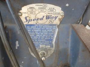 lot 29 image: Speedway Double Bench Grinder