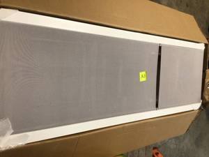 lot 43 image: Essence White 3-Piece Aluminum Outdoor Chaise Lounge Set with Sling Set in Mouse Grey by Unbranded