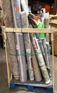 lot 44 image: Pallet with assorted Carpets various models and sizes please review pictures