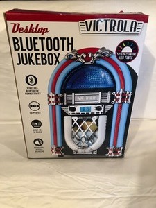 lot 1 image: Victrola Desktop Bluetooth Jukebox