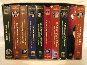 lot 38 image: The Three Scrooges videotapes