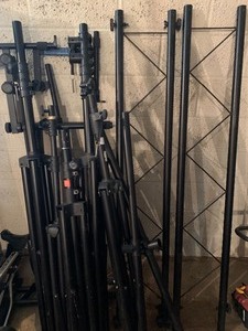 lot 34 image: 10ft stage rack systemlights