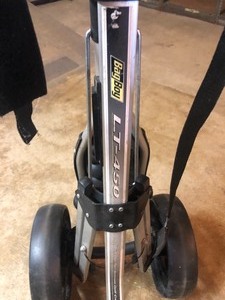 lot 86 image: Bad Boy LT450 golf bag cart