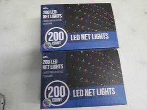 2- 200 ct Box LED Net Lights open b...