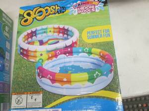 Sloosh Rainbow Kiddie Pools open bo...